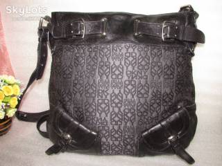 Сумки Сумки ^/--/^ БОЛЬШАЯ СУМКА НА ПЛЕЧО КОЖА +ТКАНЬ ~DKNY~ (Donna Karan New York ) ^_^^^ БІЛЬША СУМКА НА ПЛЕЧО КОЖА +ТКАНЬ ~ DKNY~ (Donna Karan New York) - фото фото фото