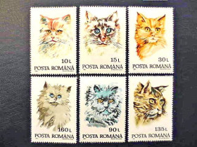 Румунія Румыния ^/--/^ Серія поштових марок Румунія &amp;quot; Фауна Коти &amp;quot; 1993 рік ** ^_^^^ Серия почтовых марок Румыния &amp;quot; Фауна Коты &amp;quot; 1993 год ** - фото фото фото