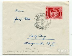 Європа Европа ^/--/^ Конверт - штамп Берлін 1941 р. ^_^^^ Конверт - штамп Берлин 1941 г. - фото фото фото