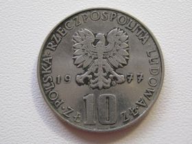 - року - года ^/--/^ Польша 10 злотых 1977 года 33904 ^_^^^ Польща 10 злотих 1977 року 33904 - фото фото фото