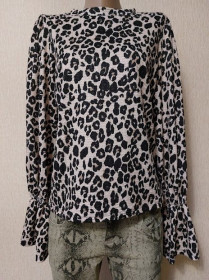 Кофти Кофты ^/--/^ Стильная женская леопардовая кофта, блузка river island ^_^^^ Стильна жіноча леопардова кофта, блузка river island - фото фото фото