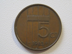 Нідерланди Нидерланды ^/--/^ Нидерланды 5 центов 1983 года #35121 ^_^^^ Нідерланди 5 центів 1983 #35121 - фото фото фото