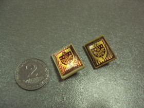 Геральдика Геральдика ^/--/^ знак киев герб круглый лот 2 шт №5246 ^_^^^ знак київ герб круглий лот 2 шт No /--/ 5246 - фото фото фото