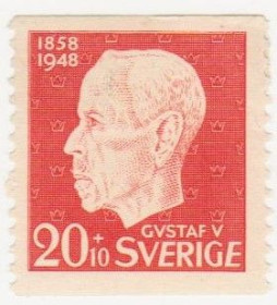Скандинавія Скандинавия ^/--/^ Швеция 1948  г. № 346 ** ^_^^^ Швеція 1948 No 346 ** - фото фото фото