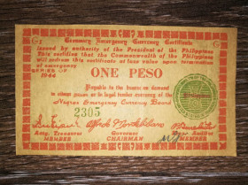 Філіппіни Филиппины ^/--/^ PHILIPPINES Філіппіни Негрос 1 песо 19454 ^_^^^ PHILIPPINES Филиппины Негрос 1 песо 19454 - фото фото фото