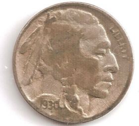 Обігові Обиходные ^/--/^ Монета 5 центов (США) 1930 Бизон (Индеец) (2) ^_^^^ Монета 5 центів (США) 1930 Бізон (Індіанець) (2) - фото фото фото