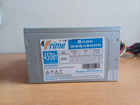 Блоки живлення Блоки питания ^/--/^ Блок питания Frime ATX-FP /--/ 450-8 450 /--/ Вт ^_^^^ Блок харчування Frime ATX-FP /--/ 450-8 450 /--/ Вт - фото фото фото