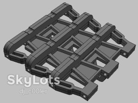 Інші Другие ^/--/^ Гусеницы Pz.Kpfw. III, Pz.Kpfw. IV  (вар. 3.1)  (лазерная резка) [1:25] ^_^^^ Гусениці Pz.Kpfw. III, Pz.Kpfw. IV (вар. 3.1) (лазерна різка) [1:25] - фото фото фото