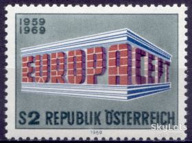 Австрія Австрия ^/--/^ Австрия 1969 Европа СЕРТ Mi 1291 MNH ^_^^^ Австрія 1969 Європа Серт Mi 1291 MNH - фото фото фото