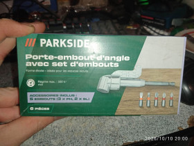 Насадки, головки Насадки, головки ^/--/^ т Угловой держатель бит parkside с набором насадок, адаптер для шуруповерта 90° ^_^^^ кутовий власник біт parkside з набором насадок, адаптер для шуруповерта 90° - фото фото фото