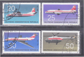 НДР, ФРН ГДР, ФРГ ^/--/^ ГДР 1969 ГРАЖДАНСКАЯ АВИАЦИЯ ПАССАЖИРСКИЕ САМОЛЁТЫ АВИАЛАЙНЕРЫ ВЕРТОЛЁТ ПОЛЁТ РЕЙСЫ Mi.1524-1527 гашёные ^_^^^ НДР 1969 ГРОМАДЯНСЬКА АВІАЦІЯ ПАСАЖИРСЬКІ САМОЛЕТИ АВІАЛАЙНЕРИ ВЕРТОЛЕТ ПОЛЕТ РЕЙСИ Mi.1524-1527 гашені - фото фото фото