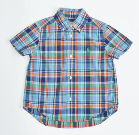 Блузки, сорочки Блузки, рубашки ^/--/^ Летняя рубашка в клетку ralph lauren на мальчика 2 года ^_^^^ Літня сорочка в клітку ralph lauren на хлопчика 2 роки - фото фото фото