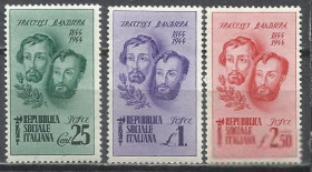 Італія, Ватикан Италия, Ватикан ^/--/^ Италия 1944 братья Бандиерас 3 /--/ м. ^_^^^ Італія 1944 брати Бандієрас 3 /--/ м. - фото фото фото