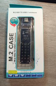 Шлейфи, перехідники Шлейфы, переходники ^/--/^ Карман для SSD M.2 Nvme USB 3.1 Type C - USB 3.0 - фото фото фото