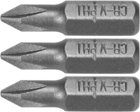 Інші інструменти Другие инструменты ^/--/^ Насадка викруткова STHOR : Phillips PH /--/ 1 x 25 мм, HEX 1/4, Cr-V, 3 шт VR-65452 ^_^^^ Насадка вікруткова STHOR: Phillips PH /--/ 1 x 25 мм, HEX 1/4&amp;quot;, Cr-V, 3 шт VR-65452 - фото фото фото