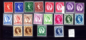 Словаччина Словакия ^/--/^ Великобритания  1952 - 1957 гг MNH - HM QE-II -  стандарт - ^_^^^ Великобританія 1952 - 1957 рр MNH - HM QE-II - стандарт - - фото фото фото