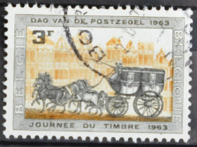 Інше Другое ^/--/^ Бельгия Гужевой Транспорт Почтовая Карета 1963 ^_^^^ Бельгія Гужевий Транспорт Поштова Карета 1963 - фото фото фото