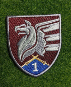 Інше Другое ^/--/^ Шеврон 81 ОАеБр 1 батальйон № 3809 ^_^^^ Шеврон 81 ОАЭБр 1 батальон No 3809 - фото фото фото