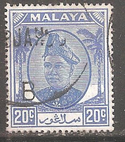 Малайзія Малайзия ^/--/^ Бр.Малайя    (Селангор) 1952 Sc.98  гаш. ^_^^^ Бр.Малайя (Селангор) 1952 Sc.98 гаш. - фото фото фото