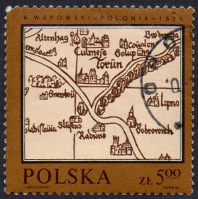 Польща Польша ^/--/^ Польша 1982 - Пам&amp;apos;ятки польської картографії  (Г) ^_^^^ Польша 1982 - Исторические карты (Г) - фото фото фото