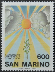 Інше Другое ^/--/^ Сан-Марино Конференция по безопасности и сотрудничеству в Европе, Хельсинки-75 1985 ^_^^^ Сан-Марино Конференція з безпеки і співробітництва в Європі, Гельсінкі-75 1985 - фото фото фото