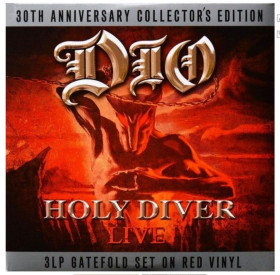 Платівки Пластинки ^/--/^ Dio EX Black Sabbath, Rainbow - Holy Diver. Live. 30 /--/ th Anniversary - 2005.  (3 /--/ LP). Colour Vinyl. Пластинки. England. S/S. ^_^^^ Dio EX Black Sabbath, Rainbow - Holy Diver. Live. 30 /--/ th Anniversary - 2005. (3 /--/ LP). Colour Vinyl. Пластинки. England. S/S. - фото фото фото