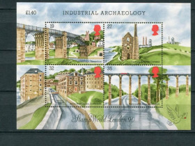 Великобританія Великобритания ^/--/^ Великобритания  1989 Архитектура MNH ^_^^^ Великобританія 1989 Архітектура MNH - фото фото фото