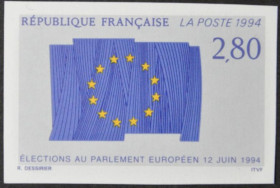 Інше Другое ^/--/^ Франция Выборы в Европарламент Без перфорации 1994 ^_^^^ Франція Вибори до Європарламенту Без перфорації 1994 - фото фото фото