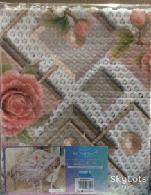Скатертини, фартухи Скатерти, фартуки ^/--/^ Скатерть 140 /--/ х /--/ 220 силикон Monfino Gloria MF /--/ 8602 ^_^^^ 140 /--/ х /--/ 220 силікон Monfino Gloria MF /--/ 8602 - фото фото фото