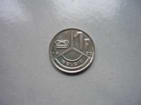 Бельгія Бельгия ^/--/^ Бельгия 1 франк 1990 фламандск. яз. ^_^^^ Бельгія 1 франк 1990 фламандськ. - фото фото фото