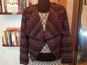 Піджаки Пиджаки ^/--/^ Чарівний піджак - жакет без застібки бренду h&amp;amp;m, р. 46 ^_^^^ Волшебный пиджак - жакет без застежки бренда h&amp;amp;m, р. 46 - фото фото фото