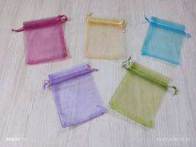 Коробочки, мішечки Коробочки, мешочки ^/--/^ Мішечки з органзи 5 шт ^_^^^ Мишечки из органзы 5 шт - фото фото фото