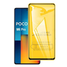Чохли, бампера Чехлы, бампера ^/--/^ Захисне скло TDG 9 /--/ D для Poco M /--/ 6 Pro повна проклейка чорний ^_^^^ Защитное стекло TDG 9 /--/ D для Poco M /--/ 6 Pro полная проклейка черный - фото фото фото