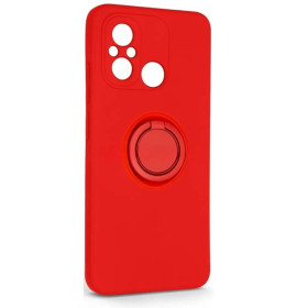 Чохли, бампера Чехлы, бампера ^/--/^ Чохол Fiji Holder Ring для Xiaomi Redmi 12 /--/ C бампер з кільцем підставкою Red ^_^^^ Чехол Fiji Holder Ring для Xiaomi Redmi 12 /--/ C бампер с кольцом подставкой Red - фото фото фото