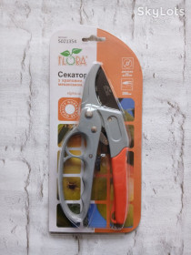 Секатори, сучкорізи, ножиці Секаторы, сучкорезы, ножницы ^/--/^ Секатор з храповим механізмом 200 /--/ мм FLORA   (5021354) ^_^^^ Секатор с храповым механизмом 200 /--/ мм FLORA (5021354) - фото фото фото