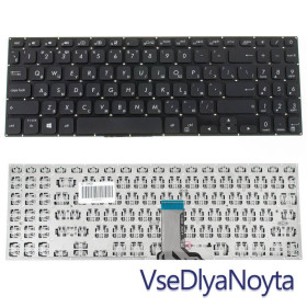 Клавіатури Клавиатуры ^/--/^ Клавиатура для ноутбука ASUS (X /--/ 530 series) rus, black, без фрейма (ОРИГИНАЛ) ^_^^^ Клавіатура для ноутбука ASUS (X /--/ 530 series) rus, black, без фрейму - фото фото фото