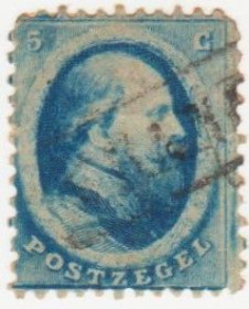 Інші країни Другие страны ^/--/^ Голландия 1864 г. № 4 гашеная ^_^^^ 1864 р. No 4 гашена - фото фото фото