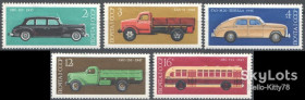 СРСР - СССР - ^/--/^ СССР 1976 транспорт автомобили 4-й выпуск СК 4523-4527 MNH ^_^^^ СРСР 1976 транспорт автомобілі 4-й випуск СК 4523-4527 MNH - фото фото фото