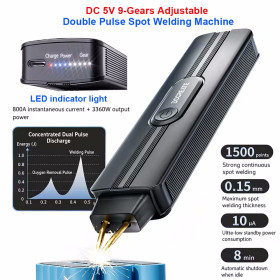 Інше Другое ^/--/^ Docreate HR-10 /--/ B 800 /--/ А 9 Gears Точечная контактная сварка со встроенным аккумулятором ^_^^^ Docreate HR-10 /--/ B 800 /--/ А 9 Gears Точкове контактне зварювання з вбудованим акумулятором - фото фото фото