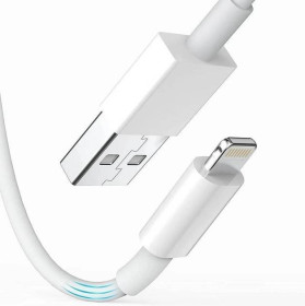 Кабелі Кабели ^/--/^ Кабель Apple Lightning - USB Foxconn 1 /--/ м для зарядки і передачі даних White (MD /--/ 818 /--/ ZM/A) ^_^^^ Кабель Apple Lightning - USB Foxconn 1 /--/ м для зарядки и передачи данных White (MD /--/ 818 /--/ ZM/A) - фото фото фото