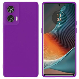 Чохли, бампера Чехлы, бампера ^/--/^ Чохол Fiji Full Soft Premium для Motorola Edge 50 Fusion протиударний бампер з мікрофіброю Dark Purp ^_^^^ Чехол Fiji Full Soft Premium для Motorola Edge 50 Fusion противоударный бампер с микрофиброй Dark Purp - фото фото фото