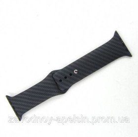 Розумні годинники (Smart watch) Умные часы (Smart watch) ^/--/^ Ремешок Apple Watch 38 40 41 на большую руку (карбон) ^_^^^ Ремішок Apple Watch 38 40 41 на велику руку (карбон) - фото фото фото