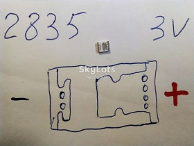 Світлодіоди Светодиоды ^/--/^ Светодиод подсветки TV 1 /--/ Вт 3 /--/ В 1 /--/ W 3 /--/ V 2835 3528 LG Bravis Samsung SBWVT /--/ 120 /--/ E SEOUL  100 шт ^_^^^ Світлодіод підсвічування TV 1 /--/ Вт 3 /--/ В 1 /--/ W 3 /--/ V 2835 3528 LG Bravis Samsung SBWVT /--/ 120 /--/ E SEOUL 100 шт - фото фото фото