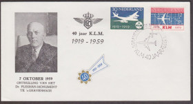 Європа Европа ^/--/^ Нидерланды 1959 KLM 40 ЛЕТ АВИАКОМПАНИЯ АВИАЦИЯ САМОЛЁТ ВОЗДУШНЫЙ ТРАНСПОРТ ХК СГ Mi.737-738 EUR 11.- ^_^^^ Нідерланди 1959 KLM 40 років авіації літак повітряний транспорт ХК СГ Mi.737-738 EUR 11.- - фото фото фото