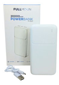 Зарядні пристрої Зарядные устройства ^/--/^ Power Bank 20000 mAh 2 А реальна ємність FULLMOON заряджання зовнішній акумулятор сертифікований павербанк - фото фото фото
