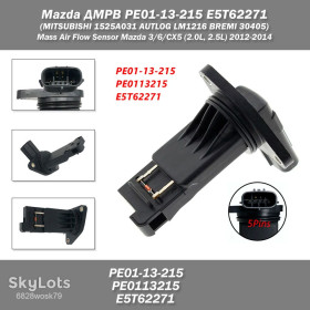Датчики Датчики ^/--/^ Mazda ДМРВ PE /--/ 01-13-215 E /--/ 5 /--/ T /--/ 62271  (MITSUBISHI 1525 /--/ A /--/ 031 AUTLOG LM /--/ 1216 BREMI 30405) Mass Air Flow Sensor Mazda 3/6/CX /--/ 5   (2.0 /--/ L, 2.5 /--/ L) 2012-2014 ^_^^^ Mazda ДМРВ PE /--/ 01-13-215 E /--/ 5 /--/ T /--/ 62271 (MITSUBISHI 1525 /--/ A /--/ 031 AUTLOG LM /--/ 1216 BREMI 30405) Mass Air Flow Sensor Mazda 3/6/CX /--/ 5 (2.0 /--/ L, 2.5 /--/ L) 2012-2014 - фото фото фото