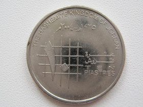 Йорданія Иордания ^/--/^ Иордания 10 пиастров 2004 года #16930 ^_^^^ Йорданія 10 піастрів 2004 року #16930 - фото фото фото