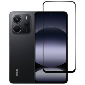 Чохли, бампера Чехлы, бампера ^/--/^ Захисне скло LUX для Xiaomi Redmi Note 14 повна проклейка чорний ^_^^^ Защитное стекло LUX для Xiaomi Redmi Note 14 полная проклейка черный - фото фото фото