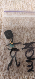 Шлейфи, перехідники Шлейфы, переходники ^/--/^ Шлейф  (Flat cable) iPhone 5 кнопки меню &amp;quot;Home&amp;quot;, с чёрной пластиковой накладкой ^_^^^ Шлейф (Flat cable) iPhone 5 кнопки меню &amp;quot; Home &amp;quot;, з чорною пластиковою накладкою - фото фото фото
