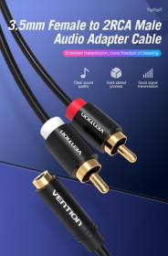 Кабелі та перехідники Кабели и переходники ^/--/^ Кабель Vention 2 /--/ м 2 /--/ RCA папа - 3.5 /--/ мм minijack мама - Стерео Аудіоадаптер Тюльпани ^_^^^ Кабель Vention 2 /--/ м 2 /--/ RCA папа - 3.5 /--/ мм minijack мама - Стерео Аудиоадаптер Тюльпаны - фото фото фото